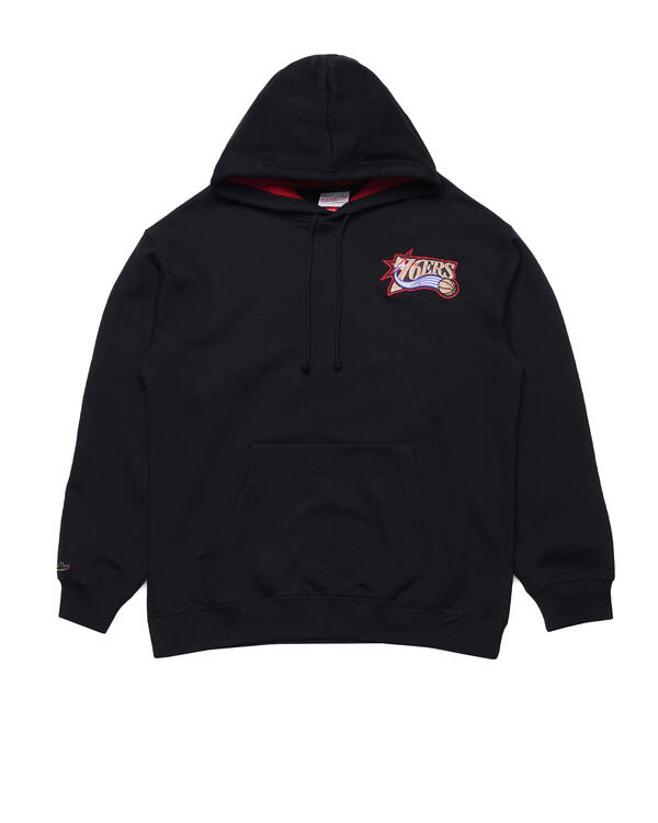 Mitchell & Ness NBA Philadelphia 76ers Mens Black Hoodie main image 1